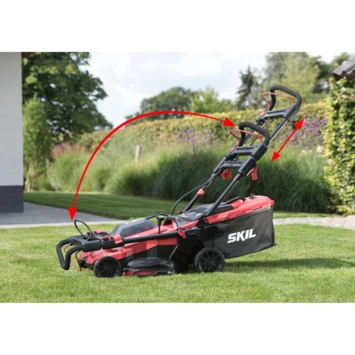 SKIL 20V Grasmaaier 0140BA Brushless 43cm + 2 Accu's 4,0Ah + Snellader - Afbeelding 5