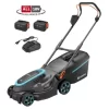 Gardena 2x18V Grasmaaier Powermax P4A 37cm Incl. Twee 4.0Ah Accu's + Lader