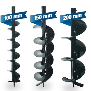 Hyundai Grondboor Set 100/150/200mm - Afbeelding 3