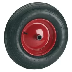 Los Wiel Rubber 400mm Met As 20mm Tot 250kg
