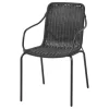 Tuinstoel Denver Zwart