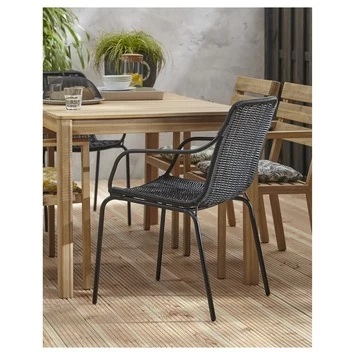 Tuinstoel Denver Zwart - Afbeelding 2