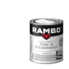 Rambo Vintage Pantserbeits Tuin- En Steigerhout Dekkend Puur Wit Zijdeglans 750 Ml