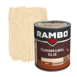 Rambo Tuinmeubel Olie Transparant Kleurloos Mat 750 Ml