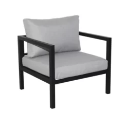 Loungestoel Evora Antraciet