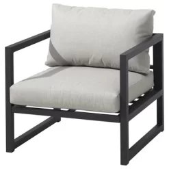 Loungestoel Chelva Antraciet