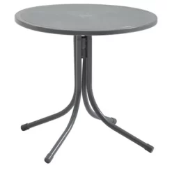 Kindertafel Marijn Grijs Aluminium Ø50x48 Cm