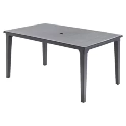 Allibert Future Tuintafel Antraciet Kunststof 165x94 Cm