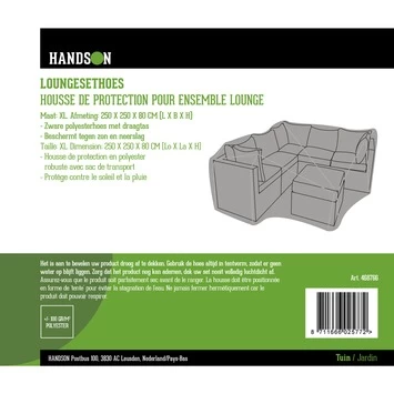 Hoes T.b.v. Loungeset 250x250x80 Cm - Afbeelding 2