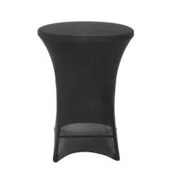 Hoes Statafel Zwart 110 Cm - Ø85 Cm