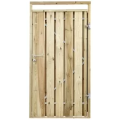 Poort Voor Houtbetonschutting Grenen Rechtsdraaiend 100cm Breed