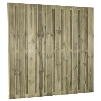 Schutting Royal Grenen Ca. 180x180 Cm 19 Planken - Afbeelding 2