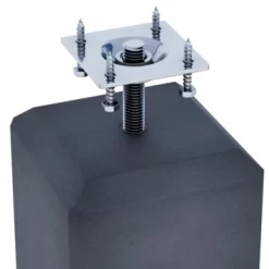 Betonpoer Antraciet Inclusief Plaat