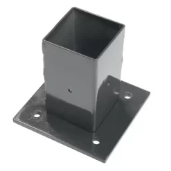 Voet Voor Vierkante Paal Antraciet 60/60 Mm