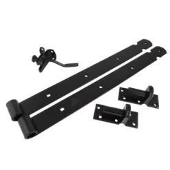 Tuinhek Beslag Set Zwart 500 Mm