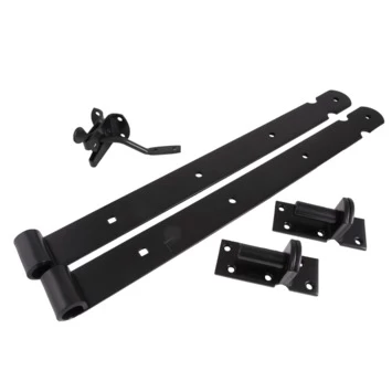 Tuinhek Beslag Set Zwart 500 Mm