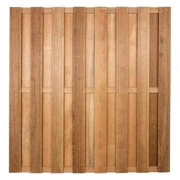 Schutting Hardhout Recht Ca. 180x180 Cm