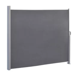 Windscherm Oprolbaar Antraciet 300x160 Cm