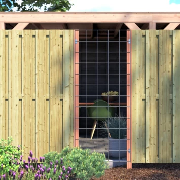 Gaas Startpakket Tuinhek Hardhout 180x75cm - Afbeelding 3