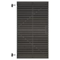 Tuinpoort Andalusië Horizontaal Zwart