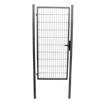 Enkele Poort Roma/Milano Antraciet 140x100 Cm