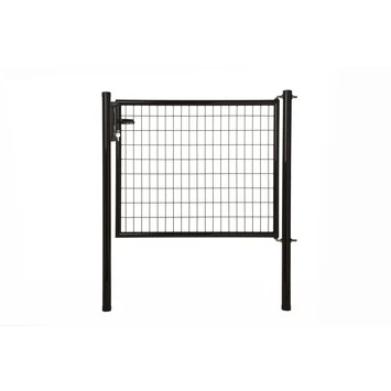 Poort Napoli Ral 9005 Zwart 170x125 Cm