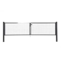 Dubbele Poort Napoli Ral 7016 Antraciet 100x400 Cm