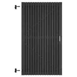 Tuinpoort Andalusië Verticaal Zwart