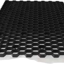 Grindrooster Zwart Kunststof Met Worteldoek 120x79 Cm