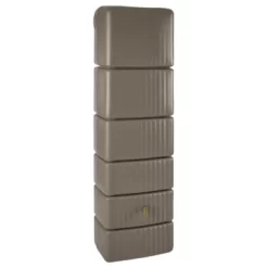 Muurregenton Slim Taupe 650 Liter