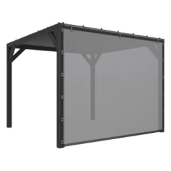 Pergola Silvano Zwart Inclusief Zijdoek