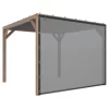 Pergola Silvano Douglas Incl. Schaduwdoek & Zijdoek 324x324 Cm