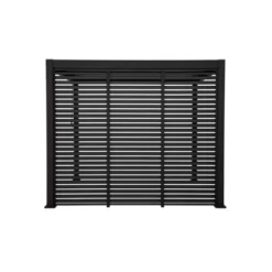 Zijwand Louvre Voor Pergola Classic & Deluxe Zwart 300 Series