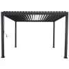 Pergola Deluxe Zwart 3,6x3,6m