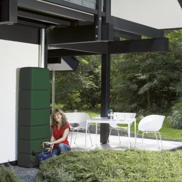 Muurregenton Slim Groen Kunststof 300 Liter - Afbeelding 2