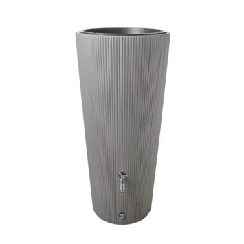 Garantia Regenton Met Plantenbak Grijs Kunststof 220 Liter - Afbeelding 3