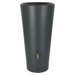 Garantia Regenton Met Plantenbak Vaso Antraciet 220 Liter