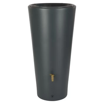Garantia Regenton Met Plantenbak Vaso Antraciet 220 Liter