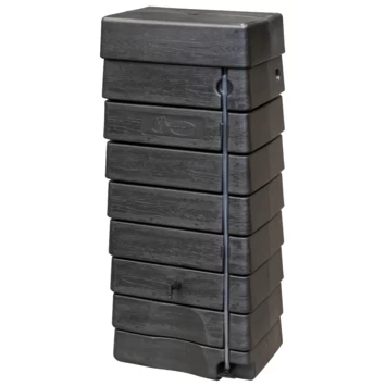 Muurtank Regenton 276 Liter Zwart