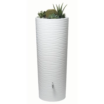 Garantia Regenton Natura Met Plantenbak Wit 350 Liter - Afbeelding 2