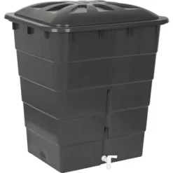 Garantia Regenton Rechthoekig Grijs 300 Liter Met Kraantje