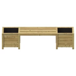 Tuinbank Met Bloembakken