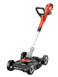 Black & Decker BLACK+DECKER 18V 3-in-1 Strimmer LI-ION 20 Cm Incl. 2,0Ah Accu + Lader